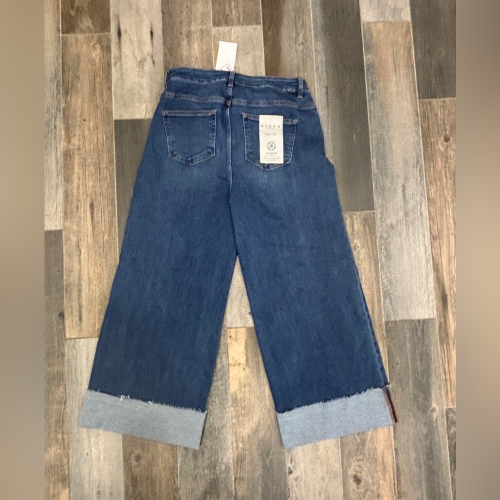 RISEN PWC221001X WIDE LEG CUFFED CROP JEANS SIZE 1XL NEW WITH TAGS - Picture 6 of 14